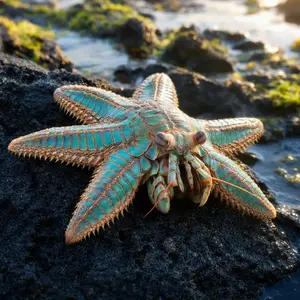 Mantis shrimp + Starfish